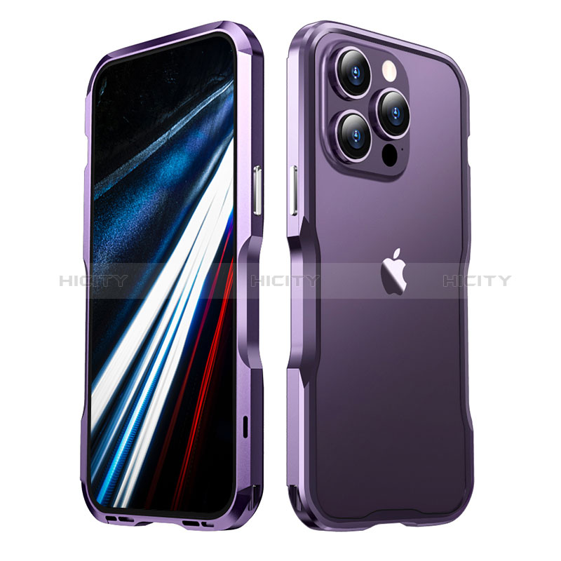 Custodia Lusso Alluminio Laterale Cover LF3 per Apple iPhone 13 Pro Max