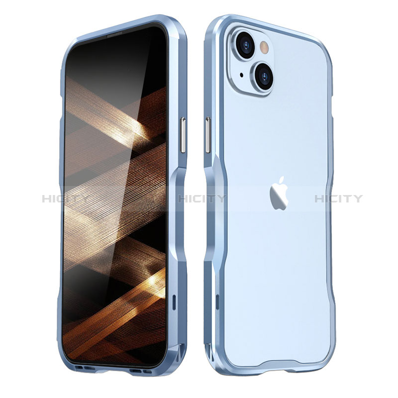 Custodia Lusso Alluminio Laterale Cover LF3 per Apple iPhone 15 Plus