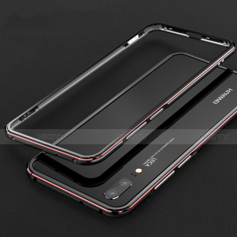 Custodia Lusso Alluminio Laterale Cover M01 per Huawei P20