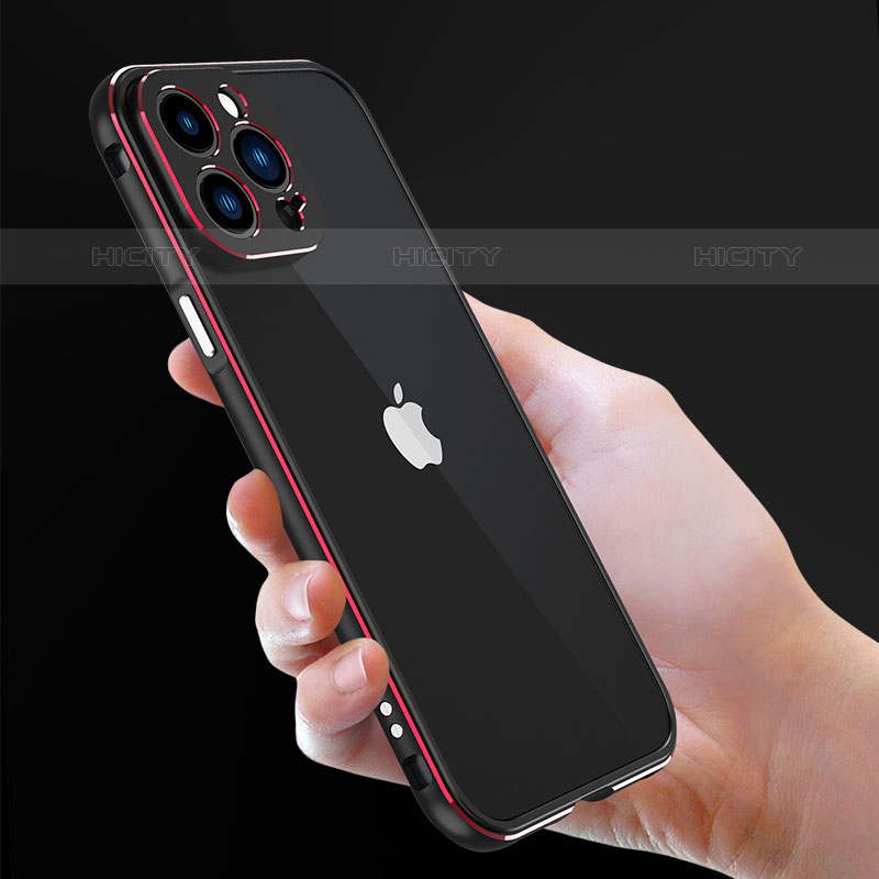 Custodia Lusso Alluminio Laterale Cover per Apple iPhone 15 Pro Max