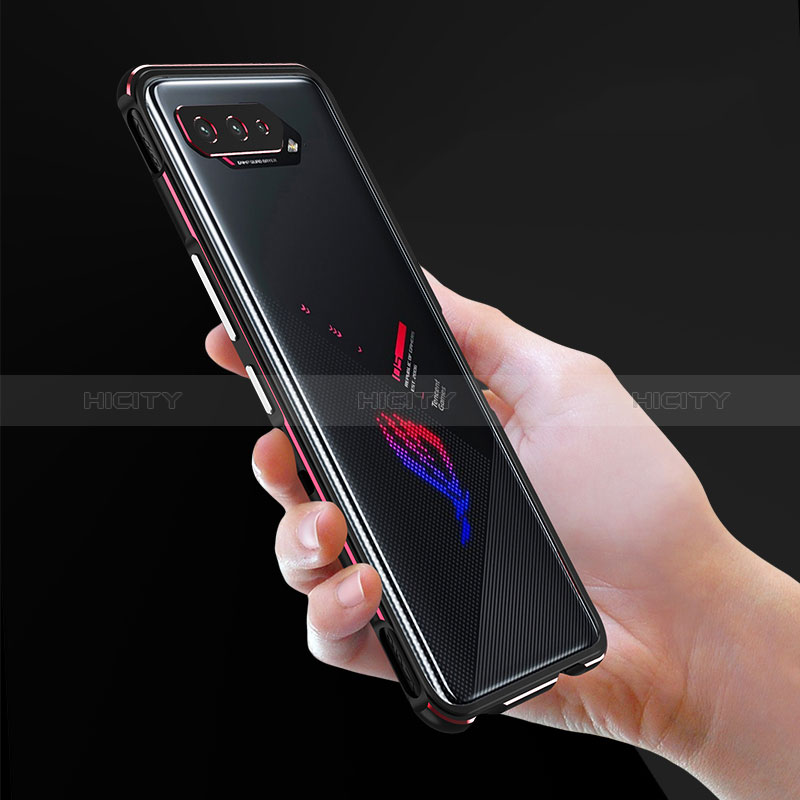 Custodia Lusso Alluminio Laterale Cover per Asus ROG Phone 5 Pro