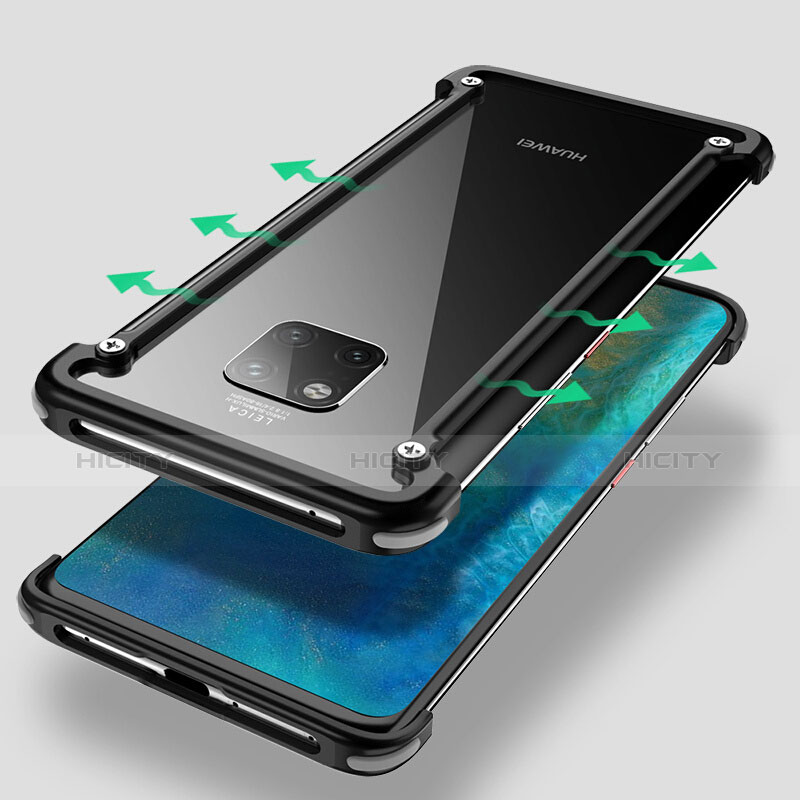 Custodia Lusso Alluminio Laterale Cover per Huawei Mate 20 Pro