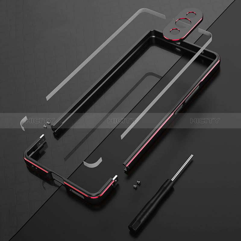 Custodia Lusso Alluminio Laterale Cover per Huawei Nova 10