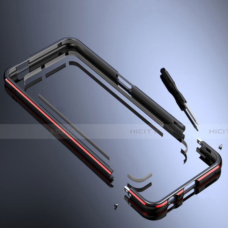 Custodia Lusso Alluminio Laterale Cover per Huawei P Smart Z (2019)