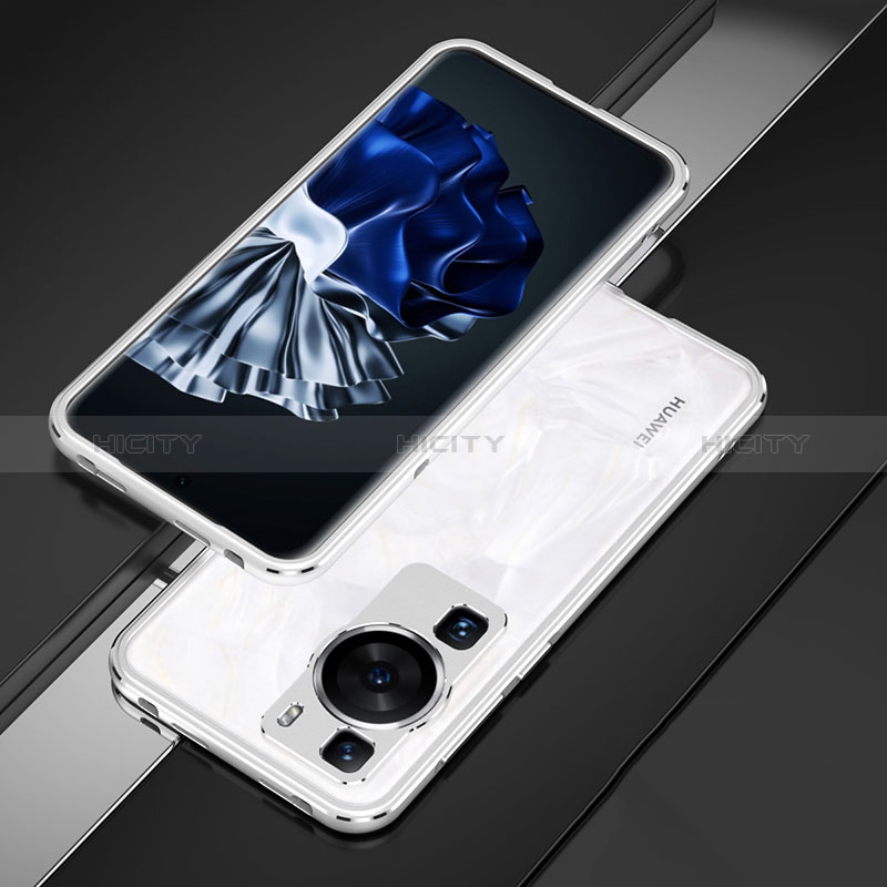 Custodia Lusso Alluminio Laterale Cover per Huawei P60 Pro