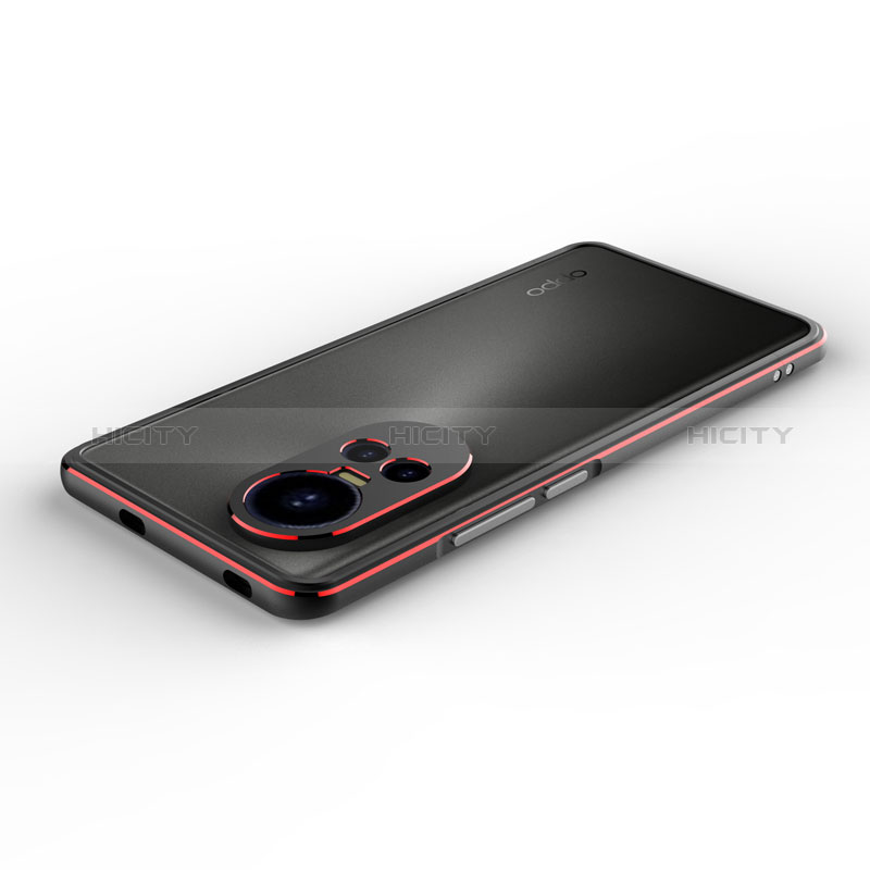 Custodia Lusso Alluminio Laterale Cover per Oppo Reno10 Pro 5G