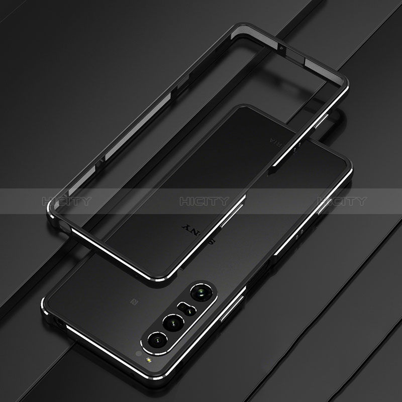 Custodia Lusso Alluminio Laterale Cover per Sony Xperia 1 IV SO-51C