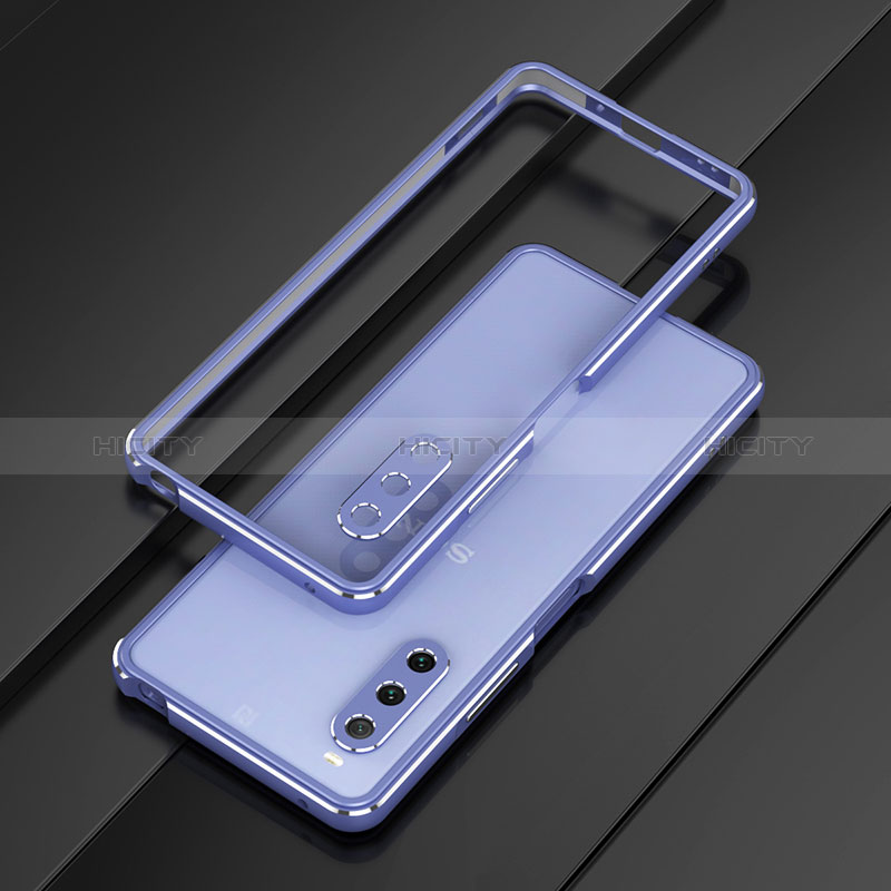 Custodia Lusso Alluminio Laterale Cover per Sony Xperia 10 V