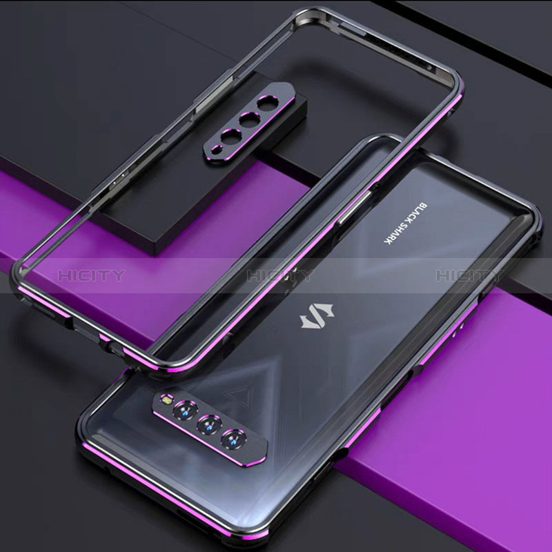 Custodia Lusso Alluminio Laterale Cover per Xiaomi Black Shark 4S 5G