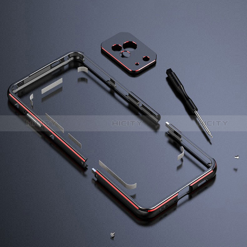 Custodia Lusso Alluminio Laterale Cover per Xiaomi Black Shark 4S 5G