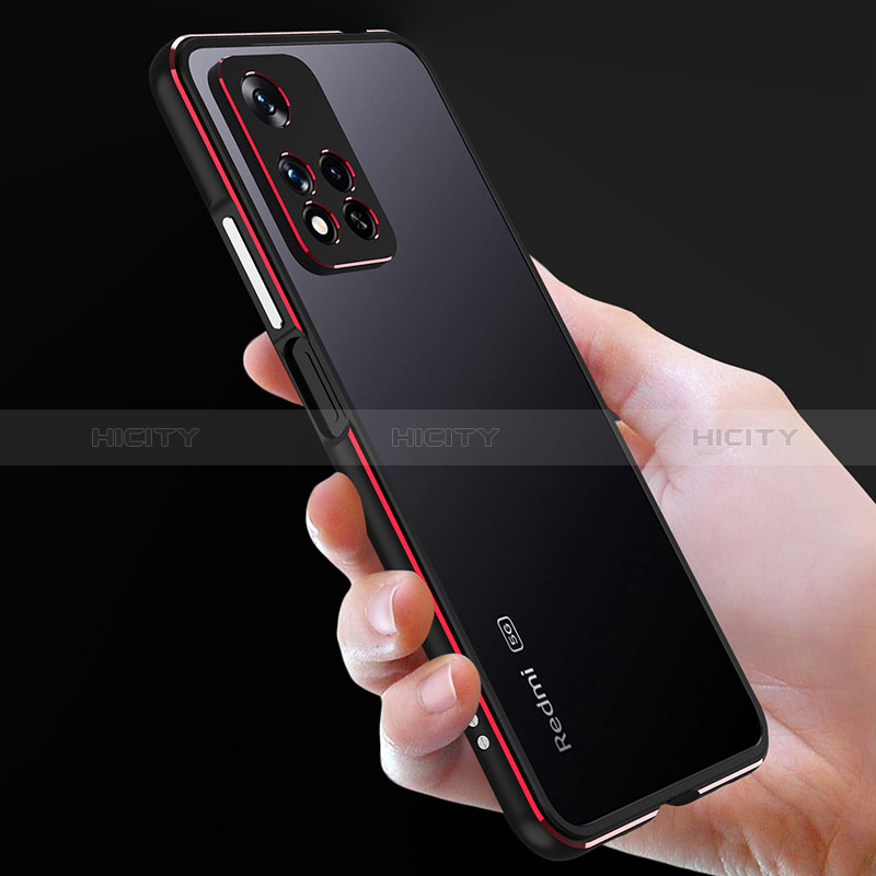 Custodia Lusso Alluminio Laterale Cover per Xiaomi Mi 11i 5G (2022)