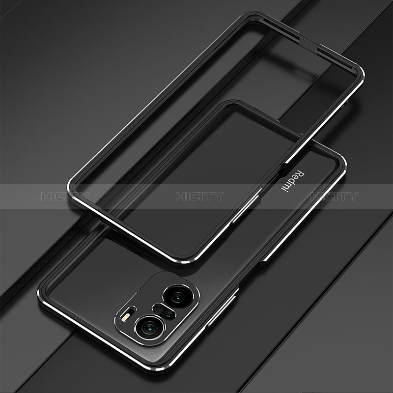 Custodia Lusso Alluminio Laterale Cover per Xiaomi Mi 11X Pro 5G Nero