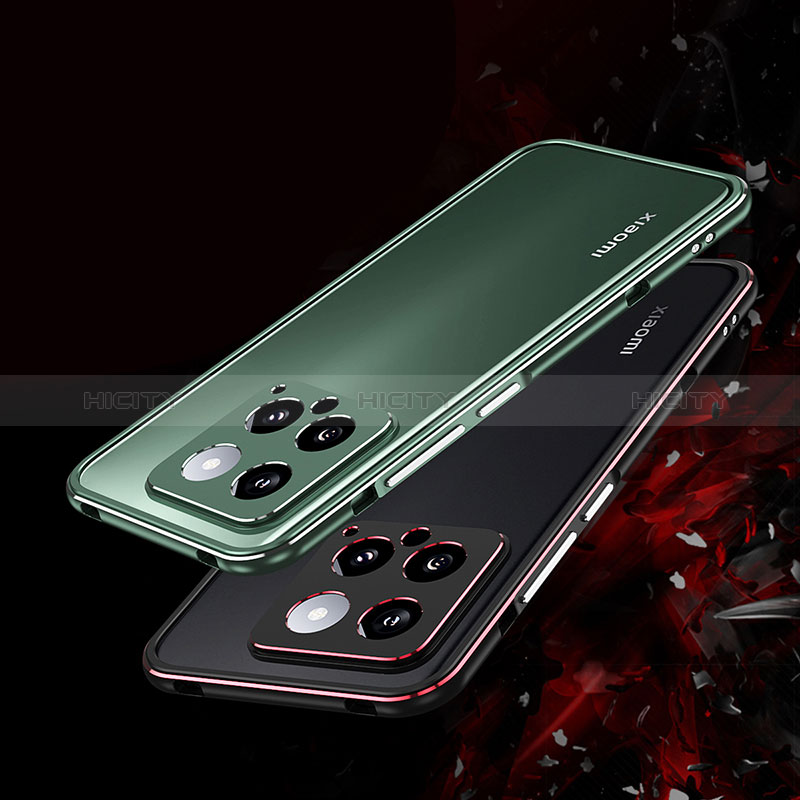 Custodia Lusso Alluminio Laterale Cover per Xiaomi Mi 14 Pro 5G