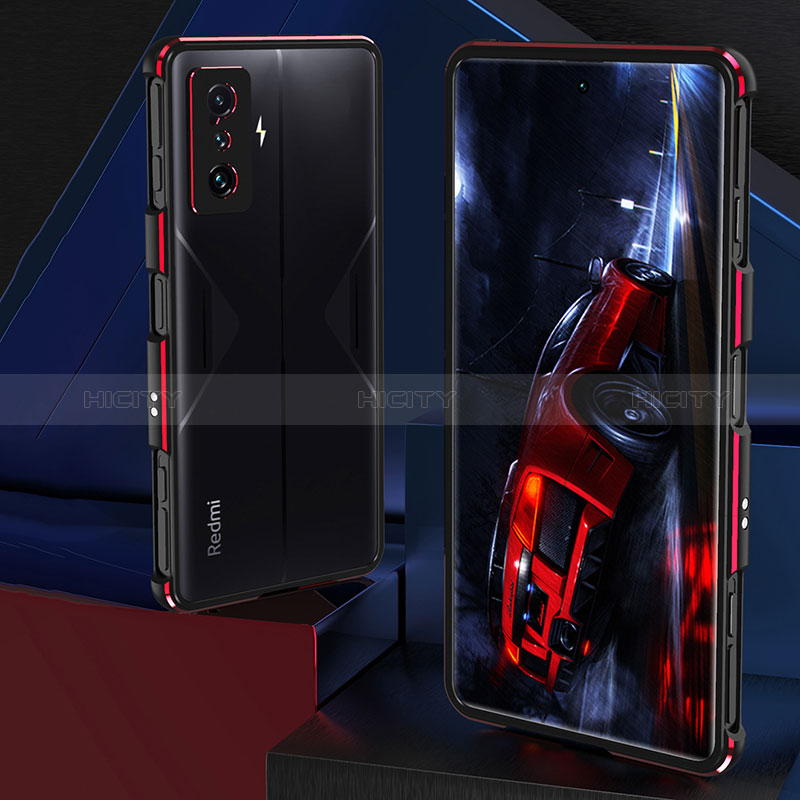 Custodia Lusso Alluminio Laterale Cover per Xiaomi Poco F4 GT 5G