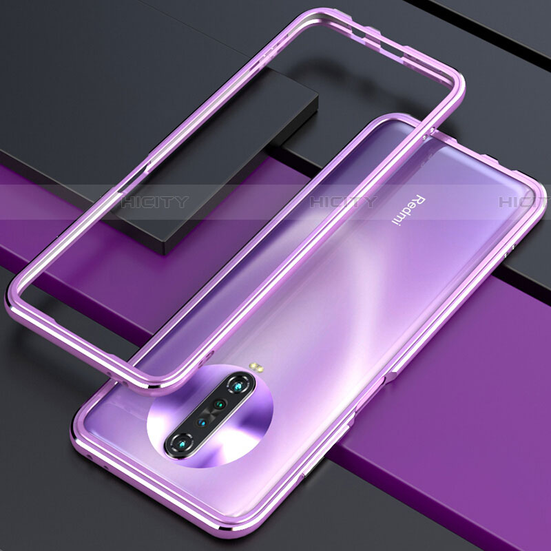 Custodia Lusso Alluminio Laterale Cover per Xiaomi Redmi K30i 5G Rosa