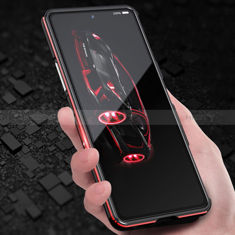 Custodia Lusso Alluminio Laterale Cover per Xiaomi Redmi K40 Gaming 5G