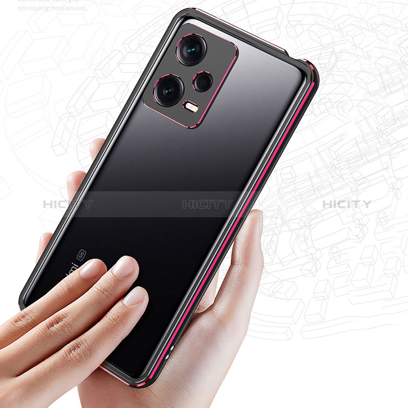 Custodia Lusso Alluminio Laterale Cover per Xiaomi Redmi Note 12 Pro+ Plus 5G