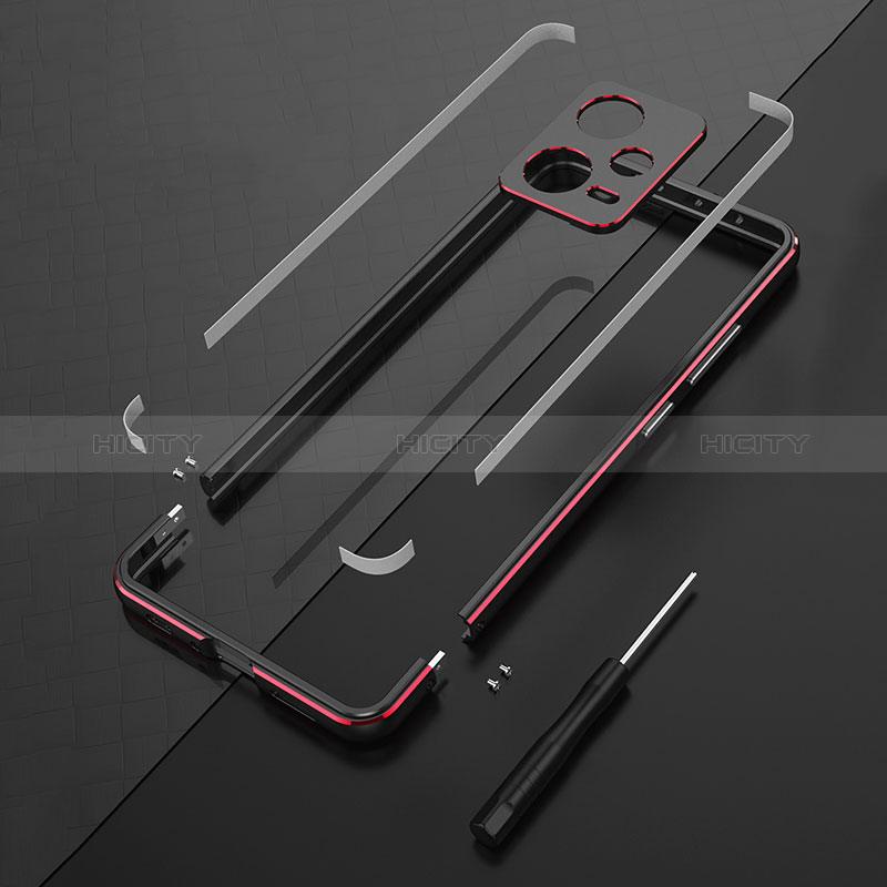 Custodia Lusso Alluminio Laterale Cover per Xiaomi Redmi Note 12 Pro+ Plus 5G