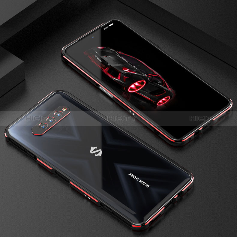 Custodia Lusso Alluminio Laterale Cover S01 per Xiaomi Black Shark 4 Pro 5G