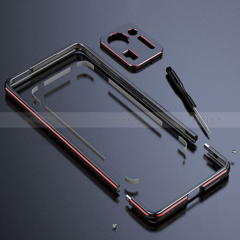 Custodia Lusso Alluminio Laterale Cover S01 per Xiaomi Mi Mix 4 5G