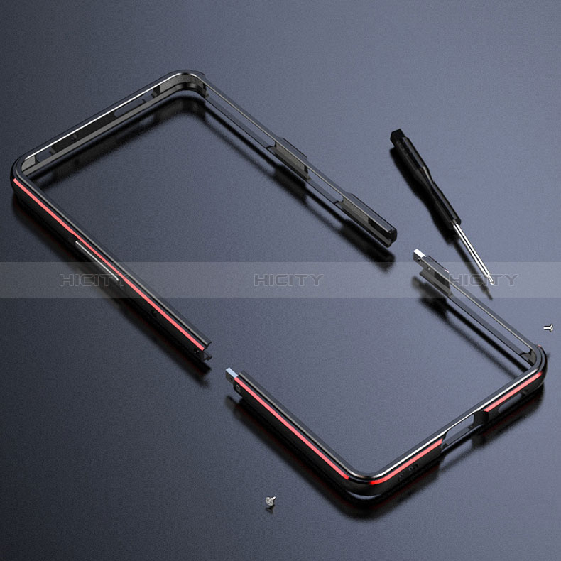 Custodia Lusso Alluminio Laterale Cover S01 per Xiaomi Redmi K40 Pro 5G