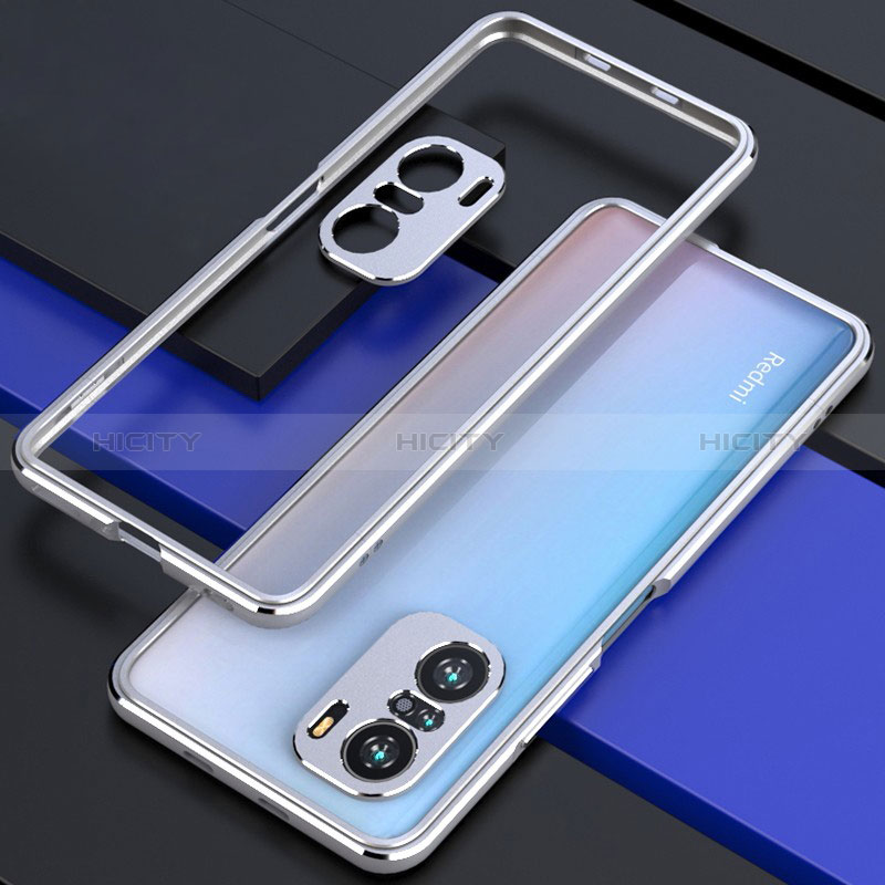 Custodia Lusso Alluminio Laterale Cover S01 per Xiaomi Redmi K40 Pro 5G