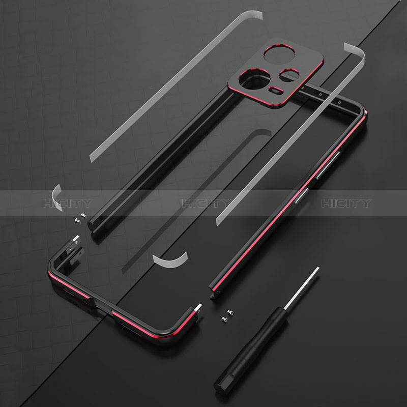 Custodia Lusso Alluminio Laterale Cover S01 per Xiaomi Redmi Note 12 Explorer