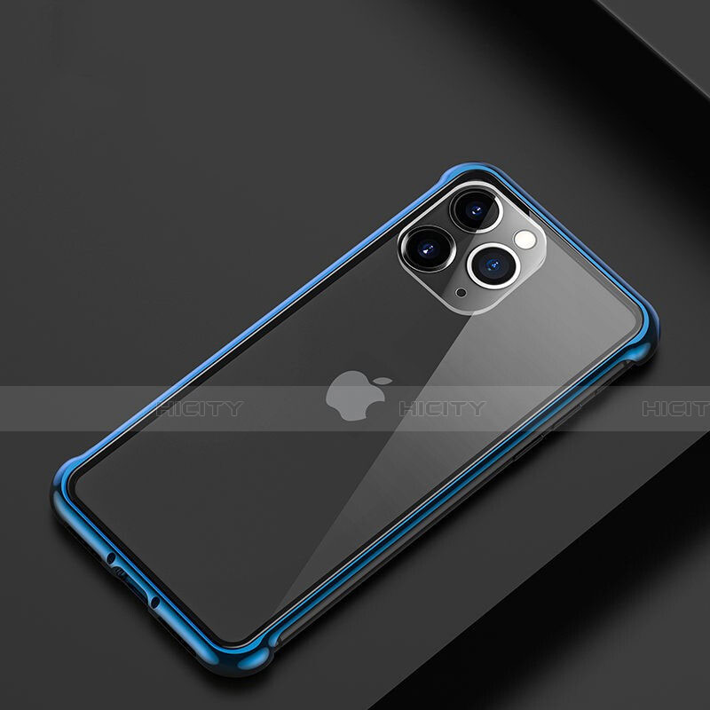 Custodia Lusso Alluminio Laterale Cover T01 per Apple iPhone 11 Pro Max