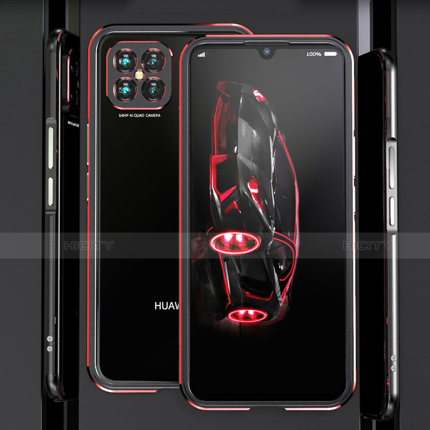 Custodia Lusso Alluminio Laterale Cover T01 per Huawei Nova 8 SE 5G