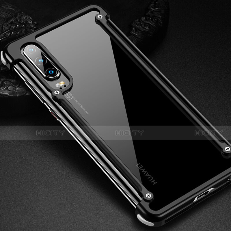 Custodia Lusso Alluminio Laterale Cover T01 per Huawei P30