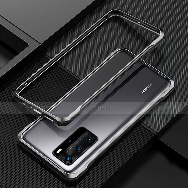 Custodia Lusso Alluminio Laterale Cover T01 per Huawei P40 Pro