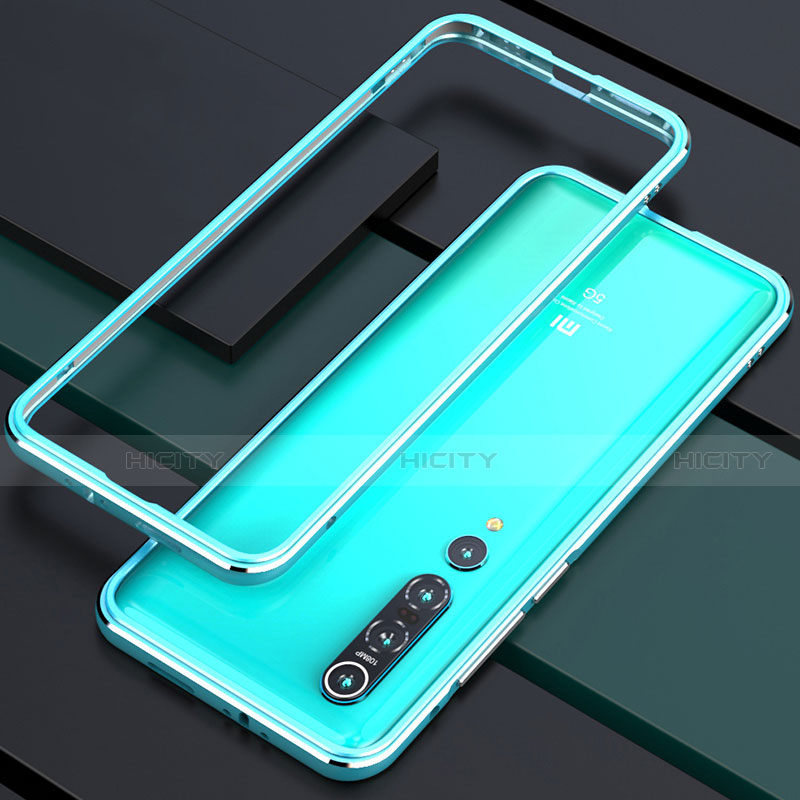 Custodia Lusso Alluminio Laterale Cover T01 per Xiaomi Mi 10 Pro