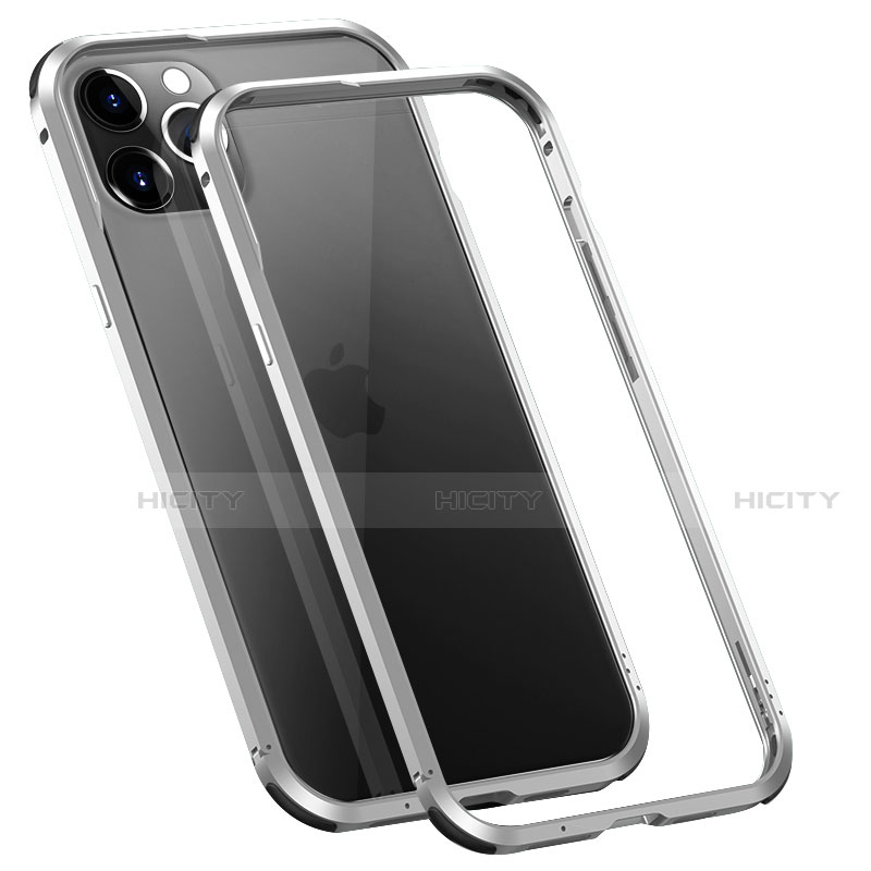 Custodia Lusso Alluminio Laterale Cover T02 per Apple iPhone 12 Pro