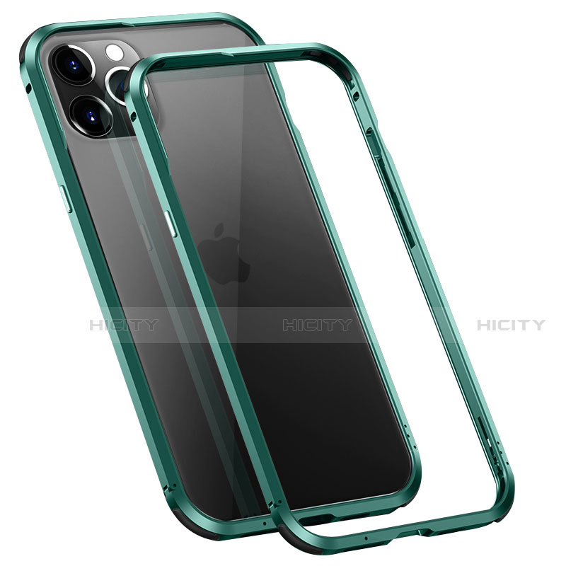 Custodia Lusso Alluminio Laterale Cover T02 per Apple iPhone 12 Pro Max