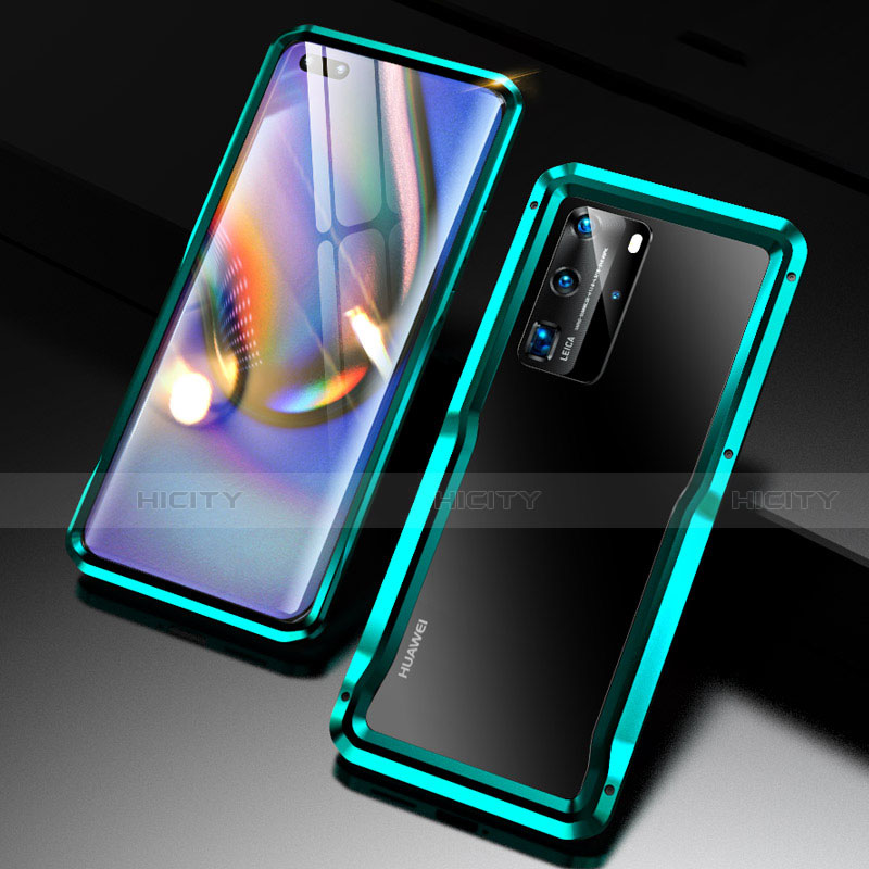 Custodia Lusso Alluminio Laterale Cover T02 per Huawei P40 Pro