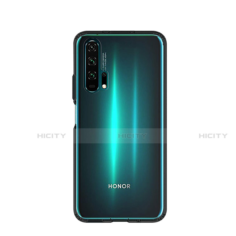 Custodia Lusso Alluminio Laterale Specchio 360 Gradi Cover K01 per Huawei Honor 20 Pro Nero