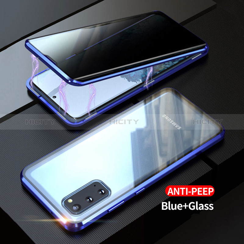 Custodia Lusso Alluminio Laterale Specchio 360 Gradi Cover LK1 per Samsung Galaxy S20 5G