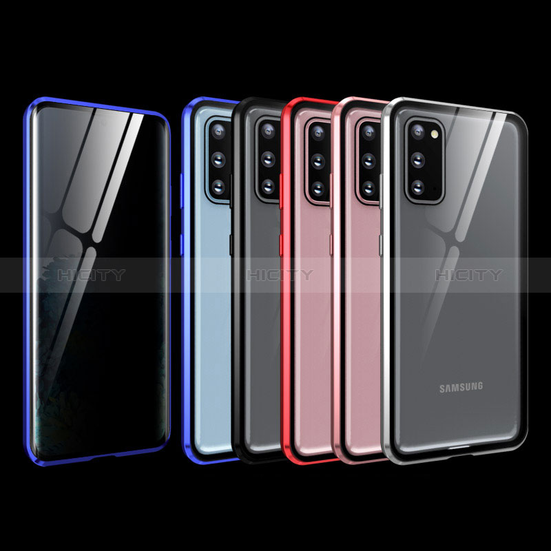 Custodia Lusso Alluminio Laterale Specchio 360 Gradi Cover LK1 per Samsung Galaxy S20