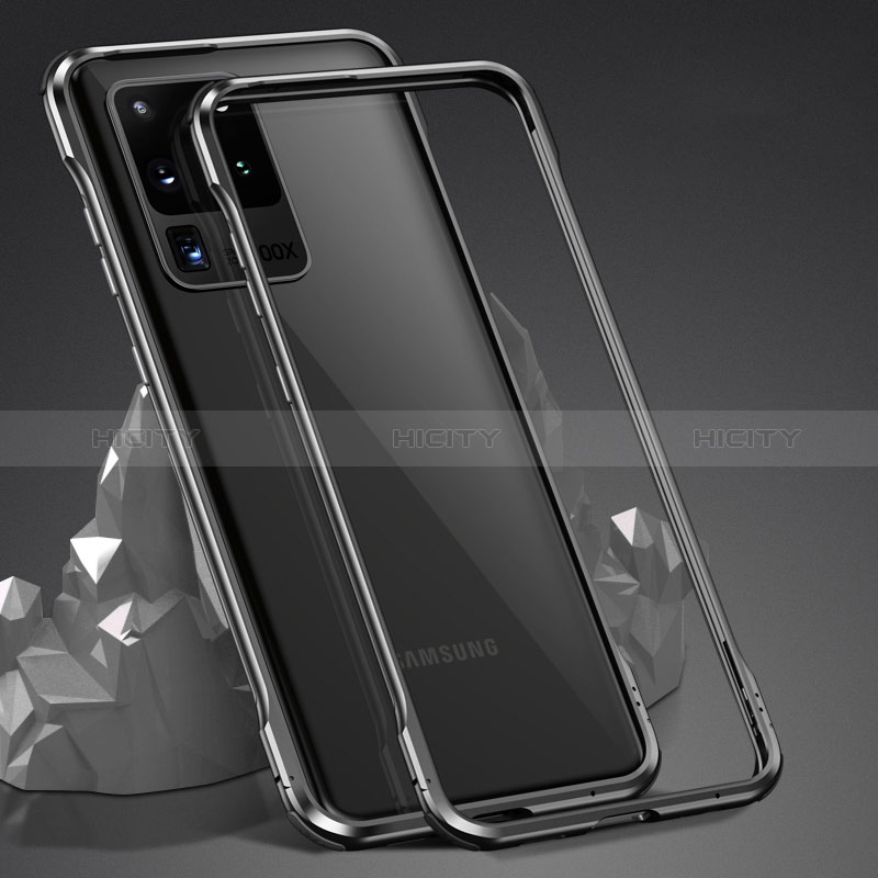 Custodia Lusso Alluminio Laterale Specchio 360 Gradi Cover LK3 per Samsung Galaxy S20 Ultra 5G