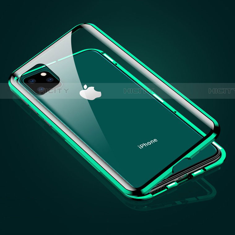 Custodia Lusso Alluminio Laterale Specchio 360 Gradi Cover M01 per Apple iPhone 11 Pro