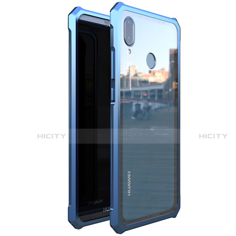 Custodia Lusso Alluminio Laterale Specchio 360 Gradi Cover M01 per Huawei Nova 3e