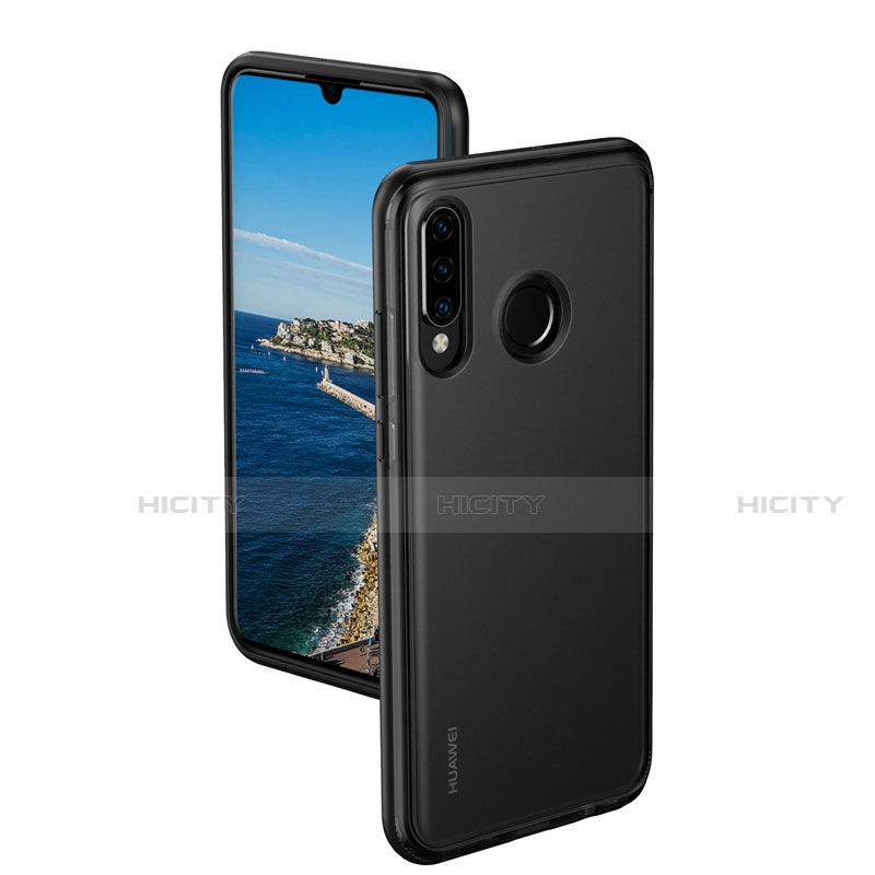 Custodia Lusso Alluminio Laterale Specchio 360 Gradi Cover M01 per Huawei P30 Lite