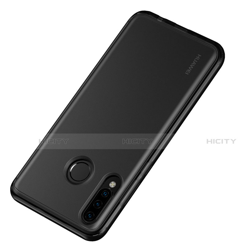 Custodia Lusso Alluminio Laterale Specchio 360 Gradi Cover M01 per Huawei P30 Lite