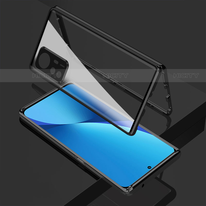 Custodia Lusso Alluminio Laterale Specchio 360 Gradi Cover M01 per Xiaomi Mi 12S 5G