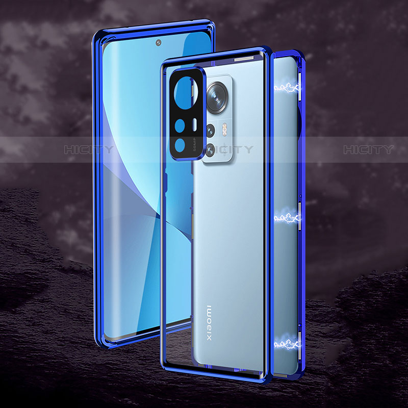 Custodia Lusso Alluminio Laterale Specchio 360 Gradi Cover M01 per Xiaomi Mi 12S Pro 5G