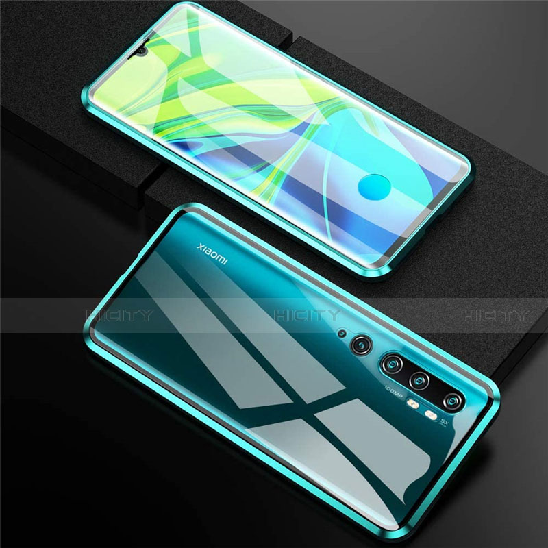 Custodia Lusso Alluminio Laterale Specchio 360 Gradi Cover M01 per Xiaomi Mi Note 10 Pro