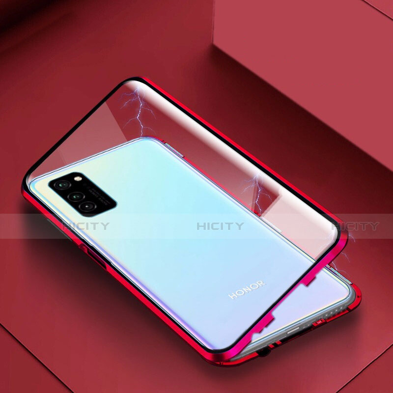 Custodia Lusso Alluminio Laterale Specchio 360 Gradi Cover M02 per Huawei Honor V30 Pro 5G