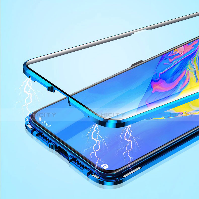 Custodia Lusso Alluminio Laterale Specchio 360 Gradi Cover M02 per Huawei Honor V30 Pro 5G