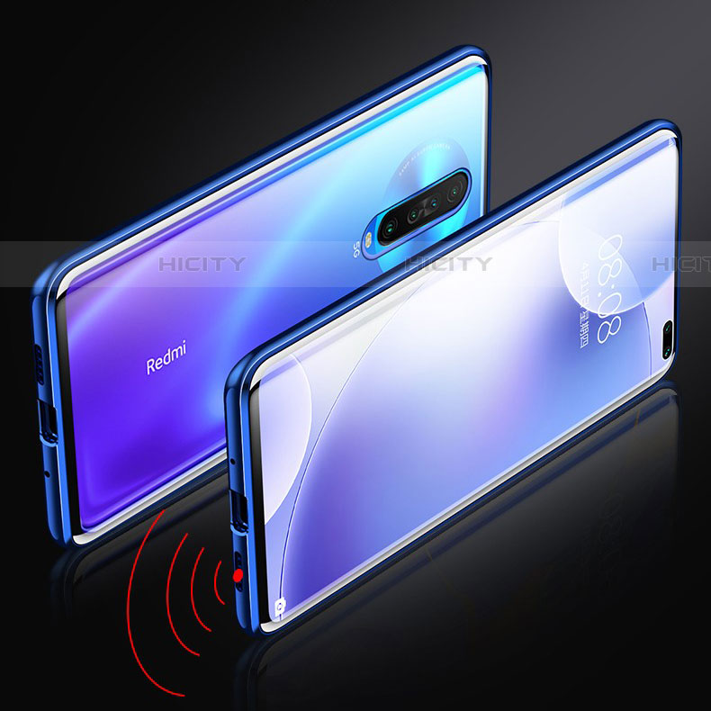 Custodia Lusso Alluminio Laterale Specchio 360 Gradi Cover M02 per Xiaomi Poco X2