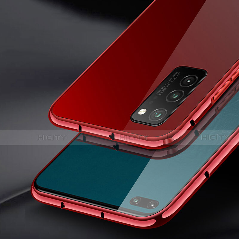 Custodia Lusso Alluminio Laterale Specchio 360 Gradi Cover M03 per Huawei Honor View 30 Pro 5G